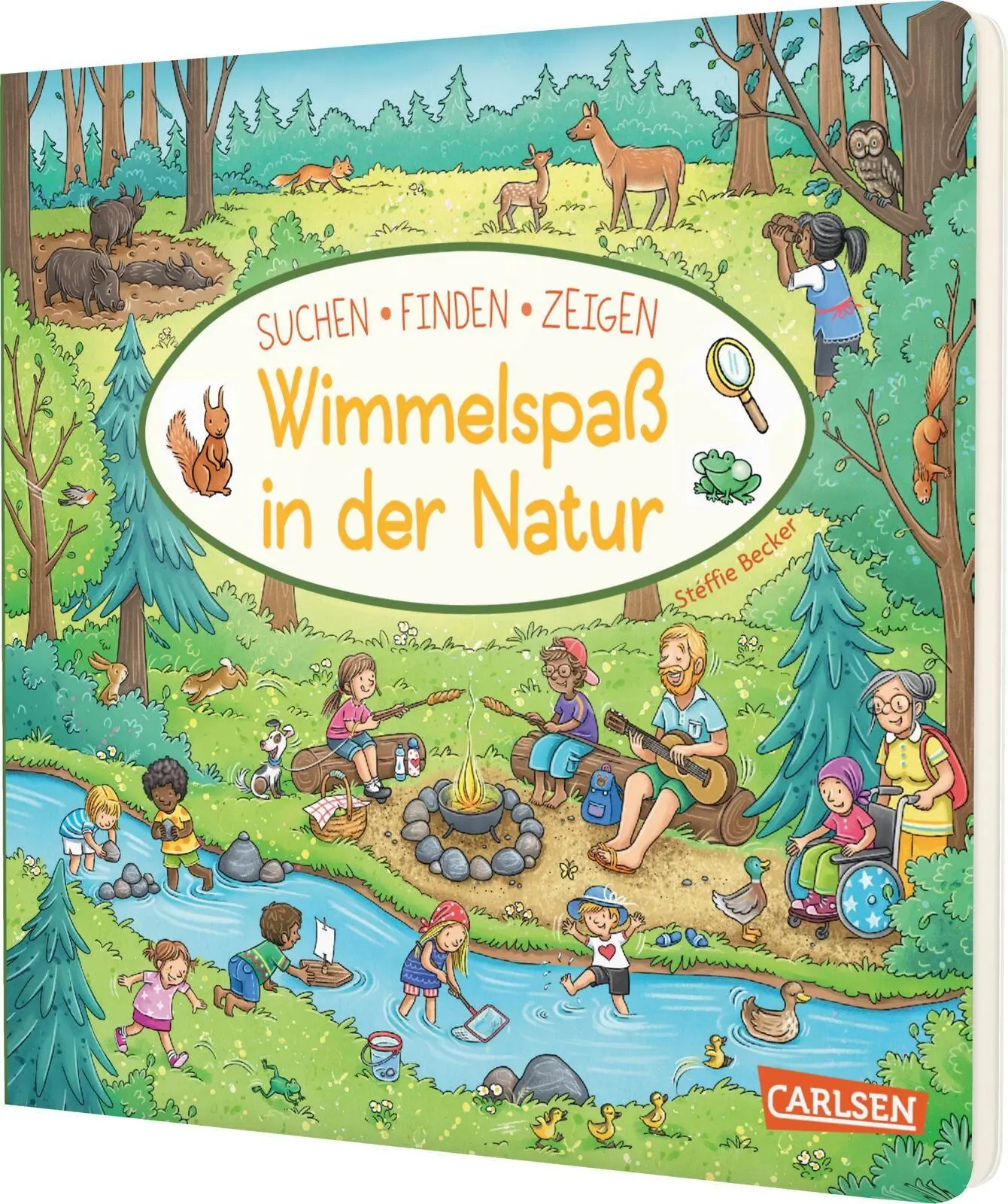 Cover: 9783551173638 | Wimmelspaß in der Natur | Stéffie Becker | Buch | 12 S. | Deutsch