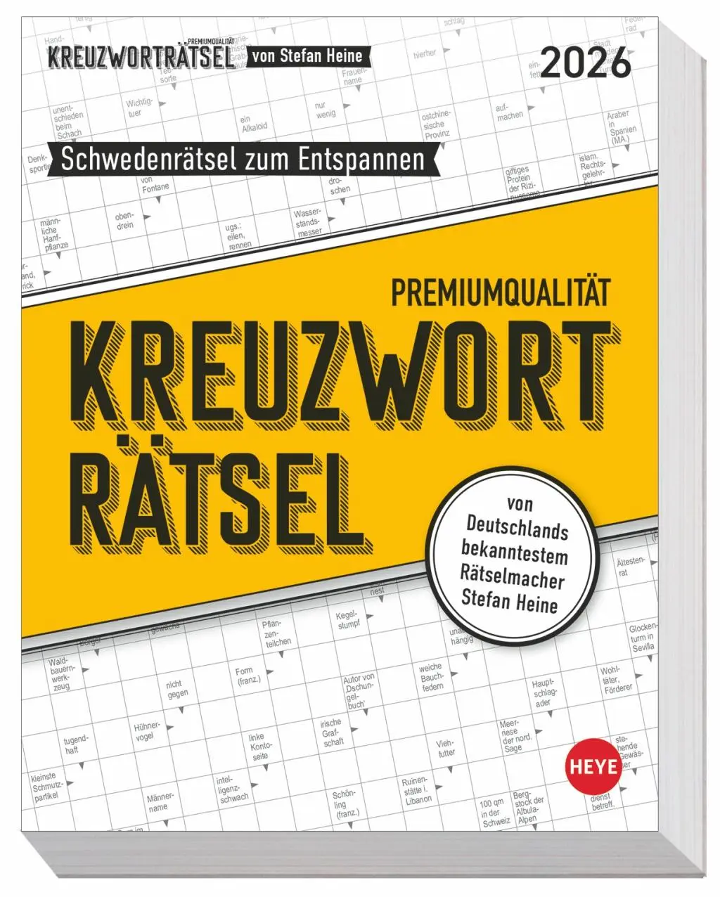 Cover: 9783756413638 | Stefan Heine Kreuzworträtsel Tagesabreißkalender 2026 | Stefan Heine