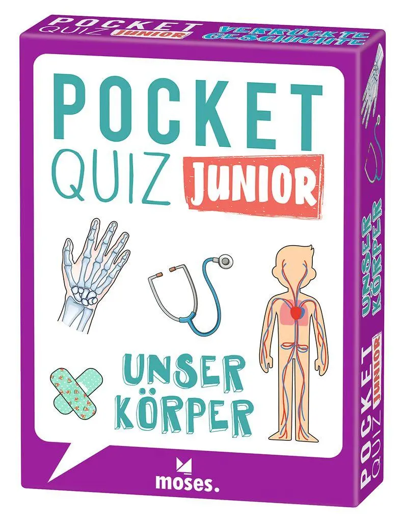Cover: 9783964553638 | Pocket Quiz junior Unser Körper | Nicola Berger | Taschenbuch | 50 S.