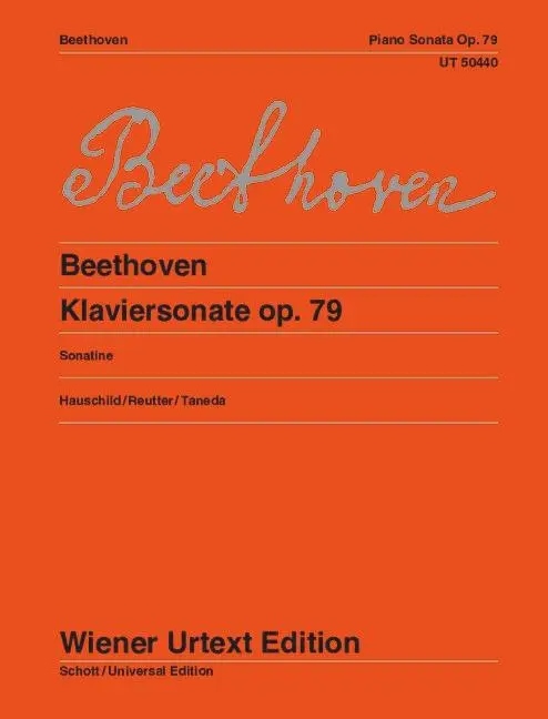 Cover: 800522003738 | Klaviersonate op. 79 | op. 79. Klavier. | Peter Hauschild (u. a.)