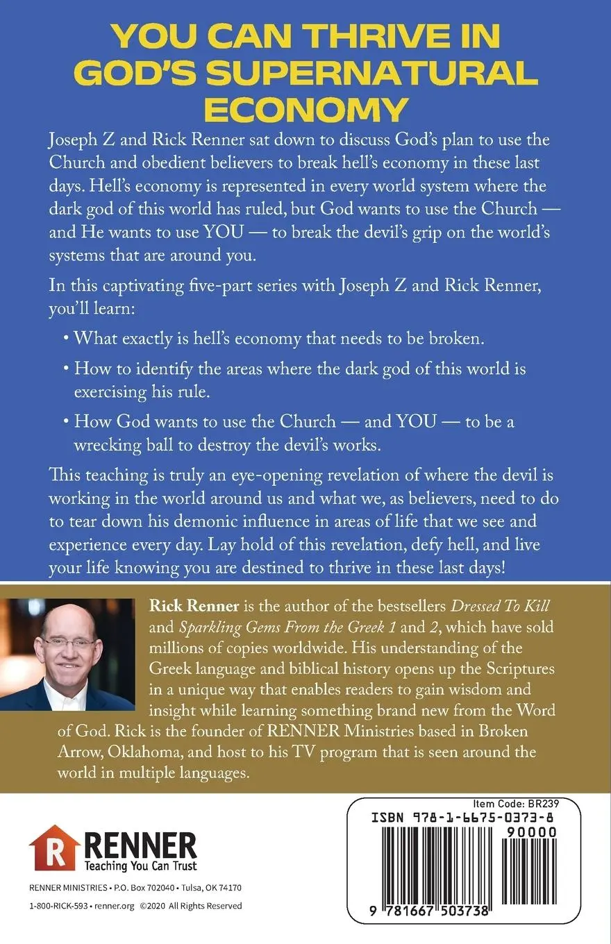 Rückseite: 9781667503738 | Breaking Hell's Economy Study Guide | Rick Renner | Taschenbuch | 2023