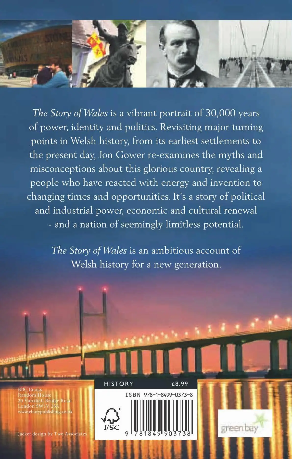 Rückseite: 9781849903738 | The Story of Wales | Jon Gower | Taschenbuch | Kartoniert / Broschiert
