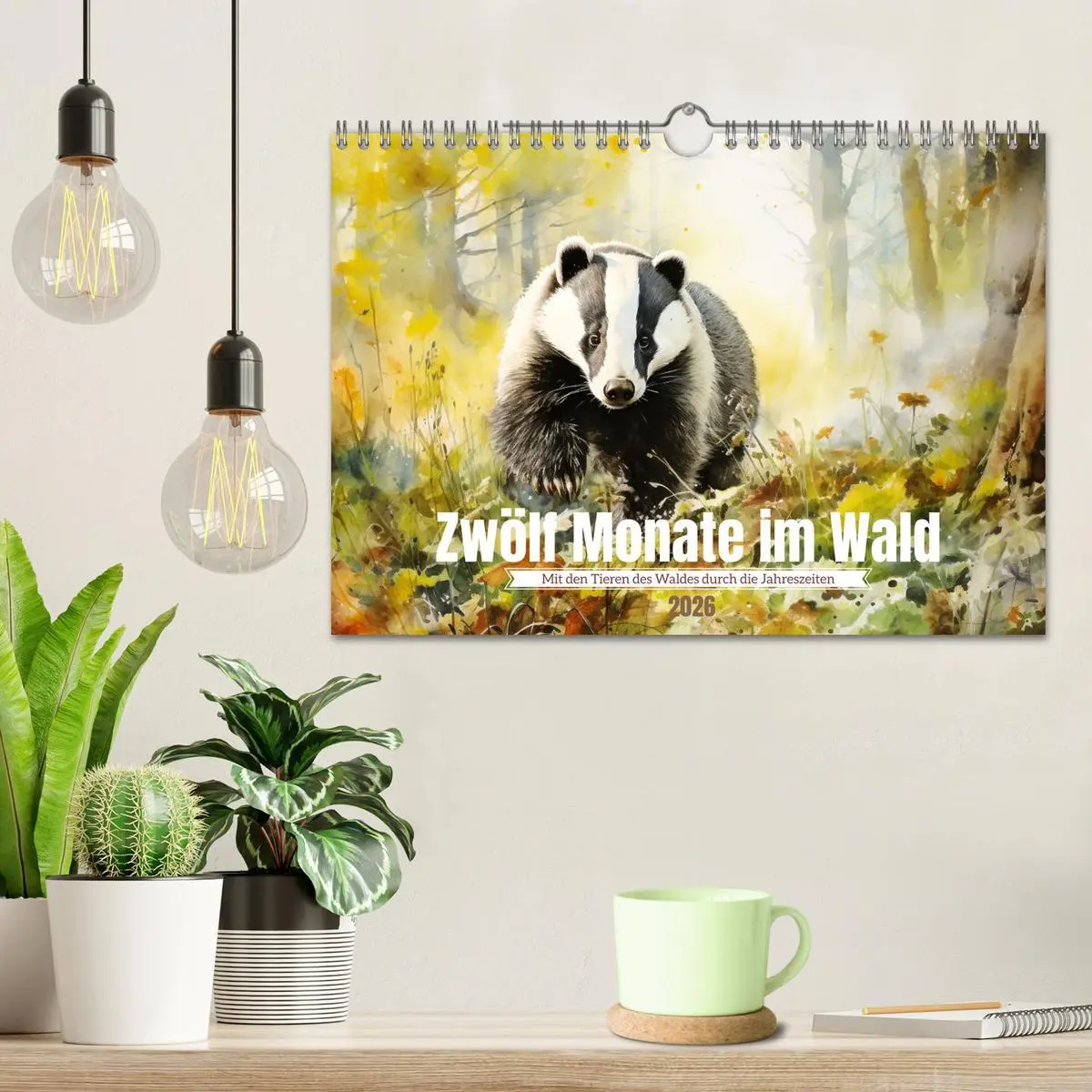 Bild: 9783457353738 | Zwölf Monate im Wald (Wandkalender 2026 DIN A4 quer), CALVENDO...