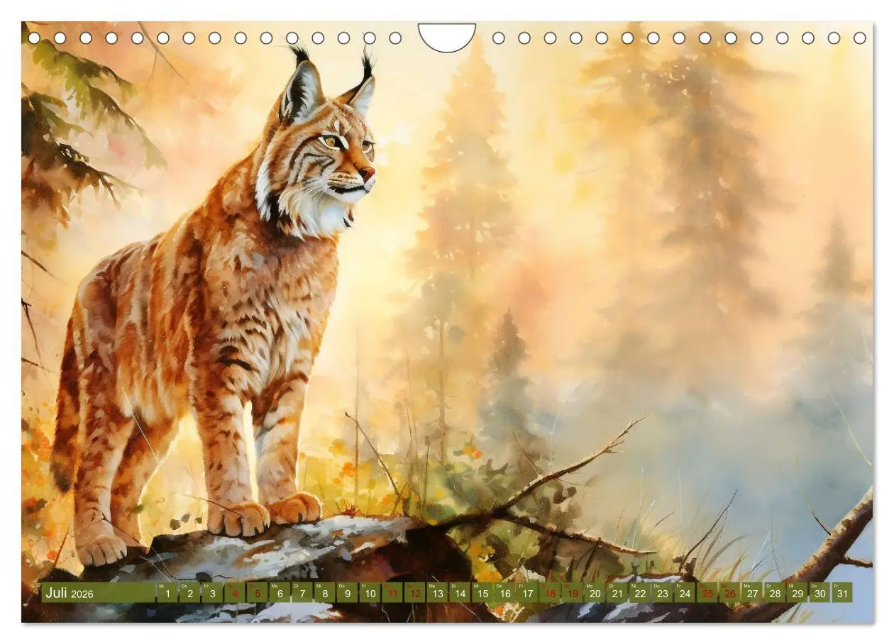 Bild: 9783457353738 | Zwölf Monate im Wald (Wandkalender 2026 DIN A4 quer), CALVENDO...