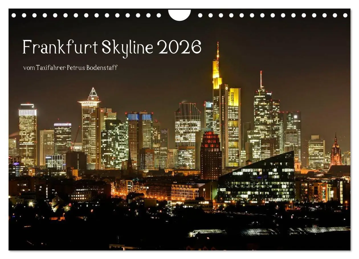 Cover: 9783516063738 | Frankfurt Skyline von Petrus Bodenstaff (Wandkalender 2026 DIN A4...