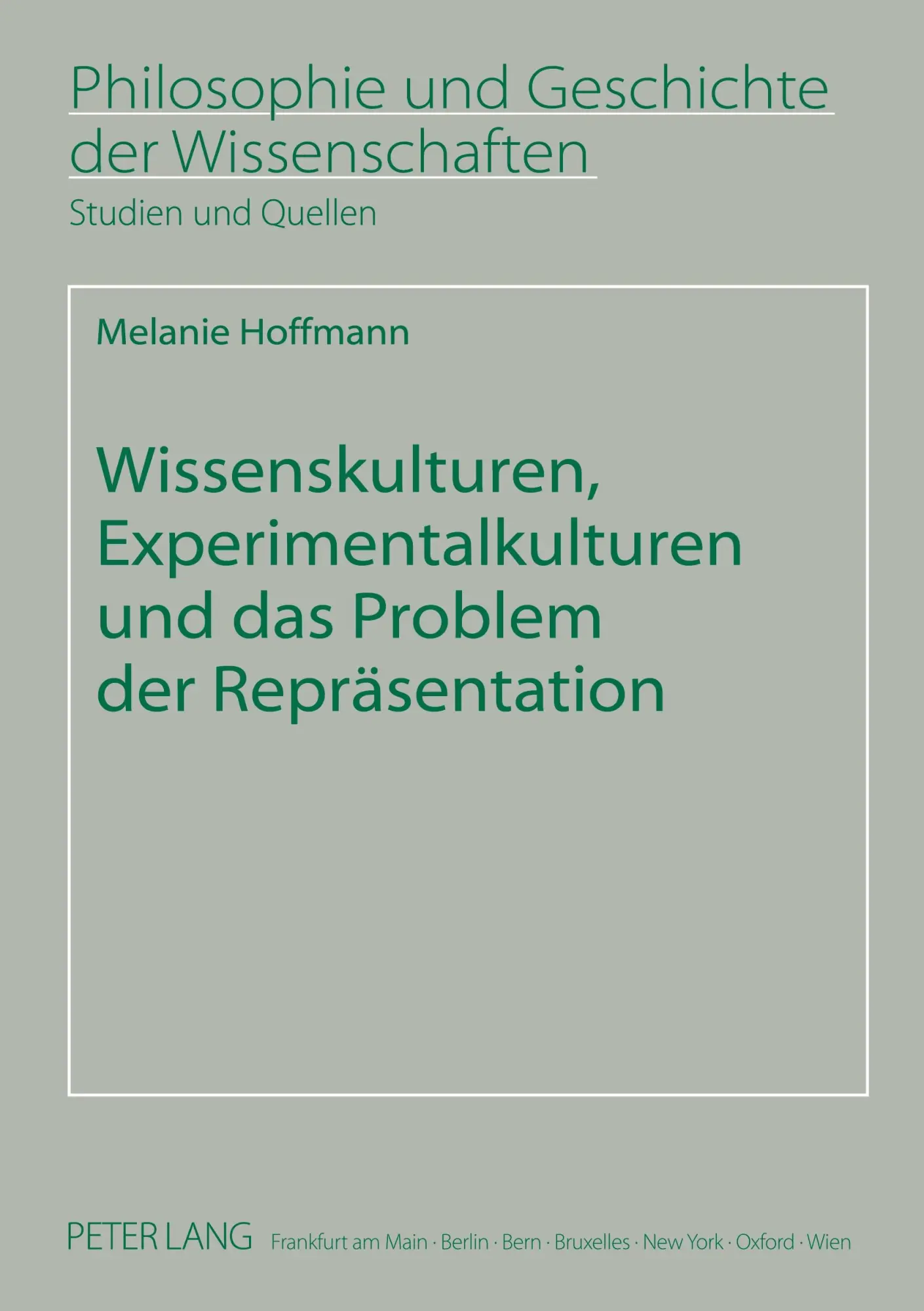 Cover: 9783631593738 | Wissenskulturen, Experimentalkulturen und das Problem der...