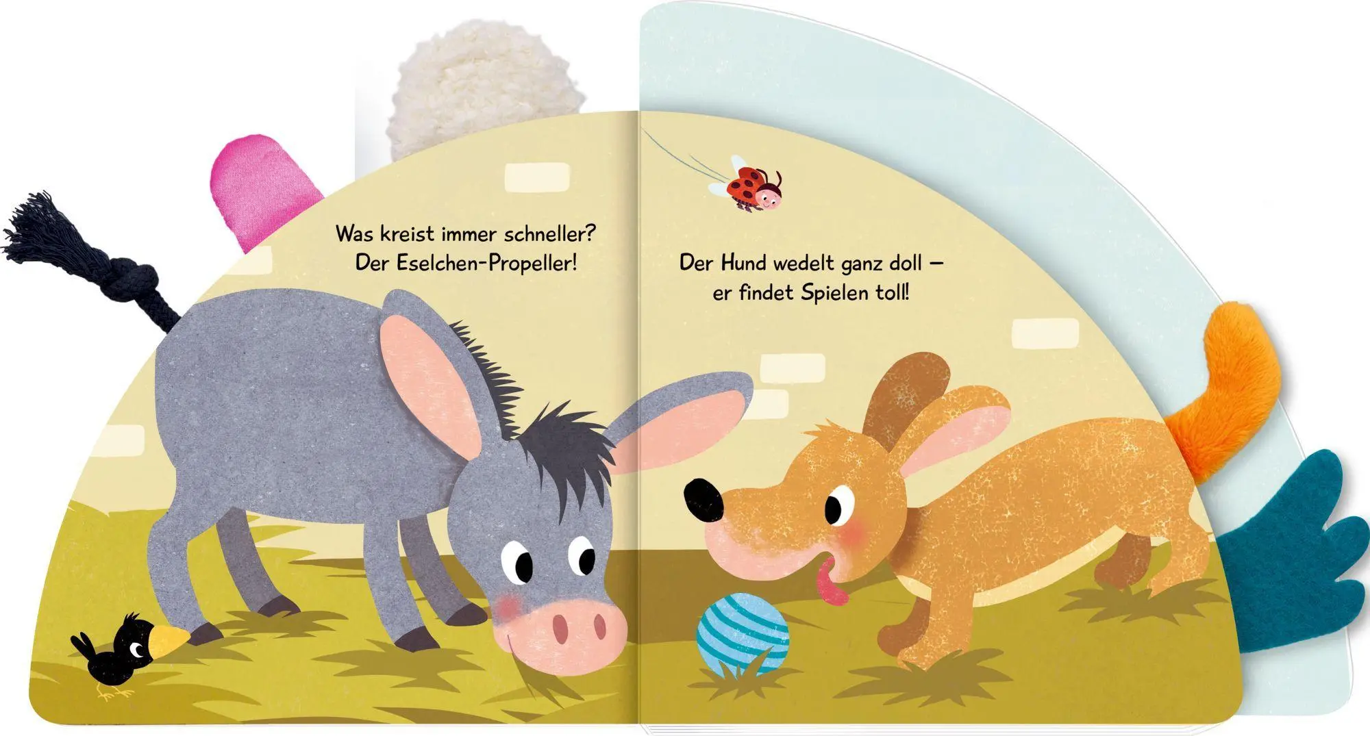Bild: 9783649653738 | Fühl mal, wer ist da? Kikeriki | Mein erstes Fühl-Registerbuch | Grimm