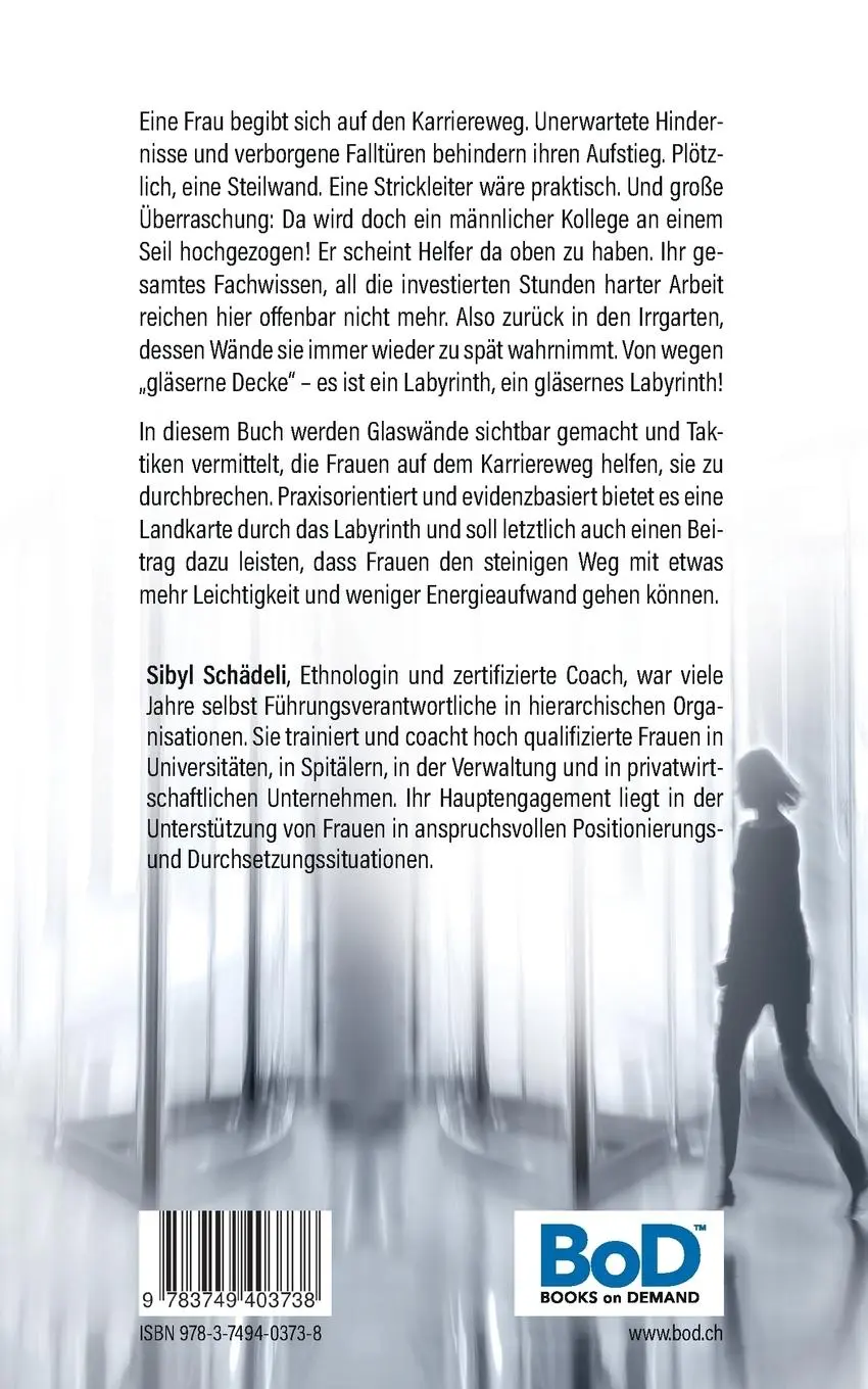 Rückseite: 9783749403738 | Im gläsernen Labyrinth | Sibyl Schädeli | Taschenbuch | 168 S. | 2019