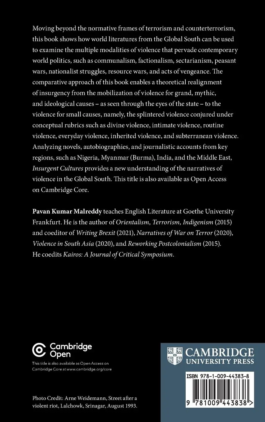 Rückseite: 9781009443838 | Insurgent Cultures | Pavan Kumar Malreddy | Buch | Englisch | 2024