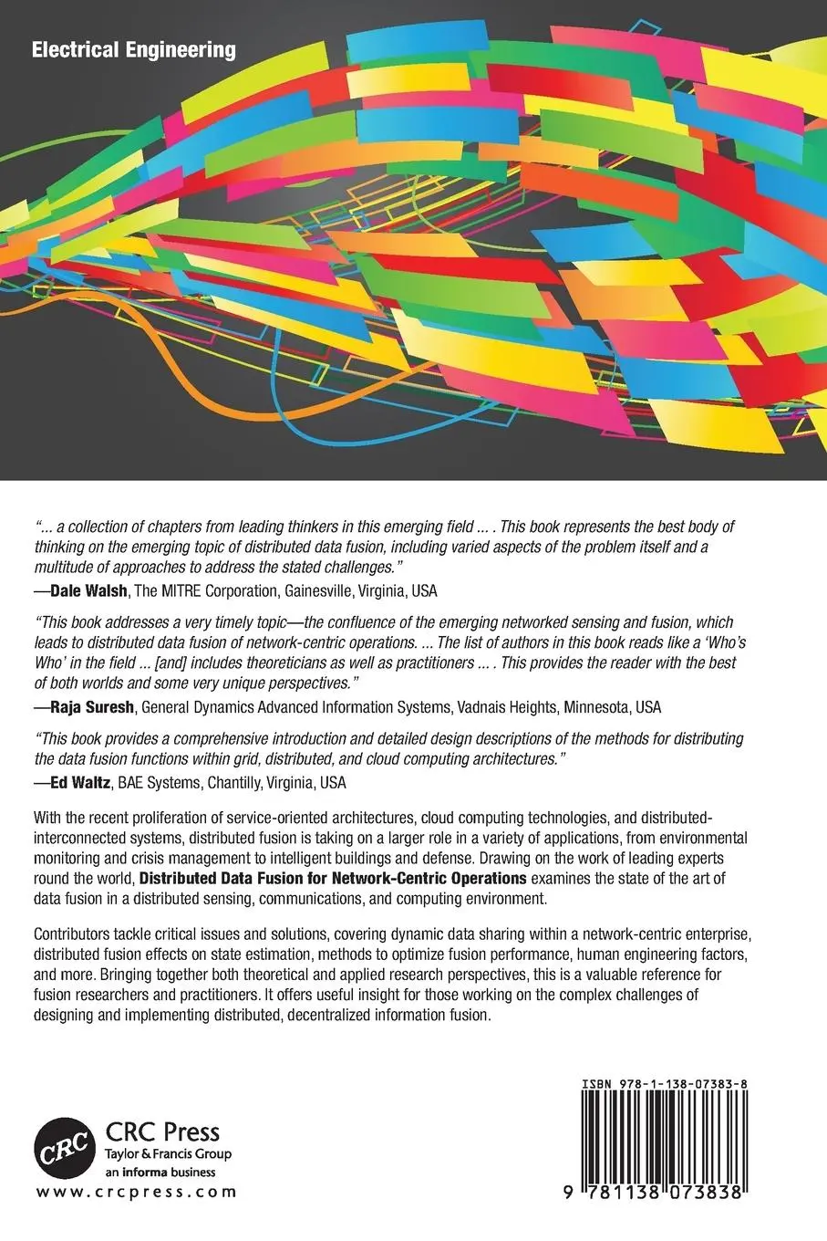 Rückseite: 9781138073838 | Distributed Data Fusion for Network-Centric Operations | Hall (u. a.)
