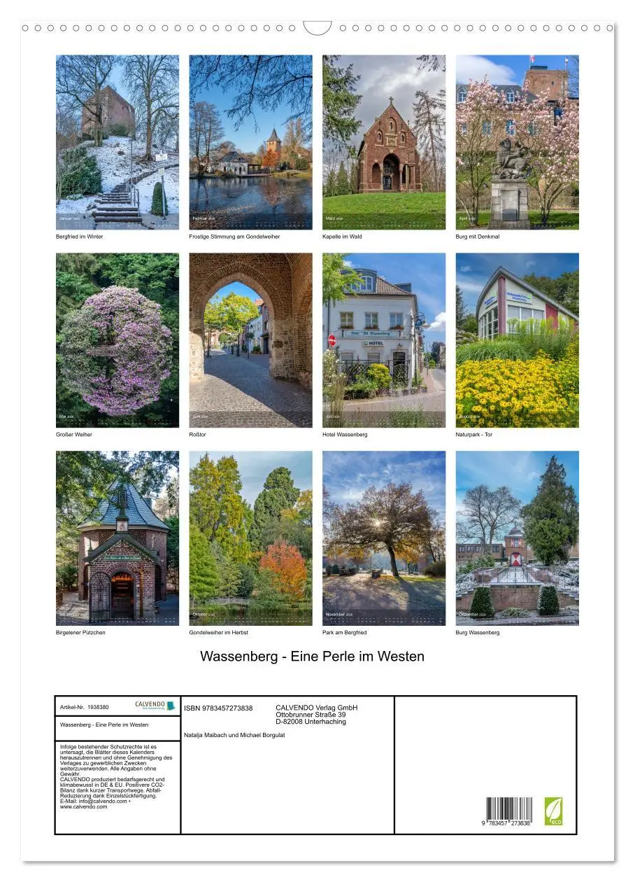 Bild: 9783457273838 | Wassenberg - Eine Perle im Westen (Wandkalender 2026 DIN A2 hoch),...