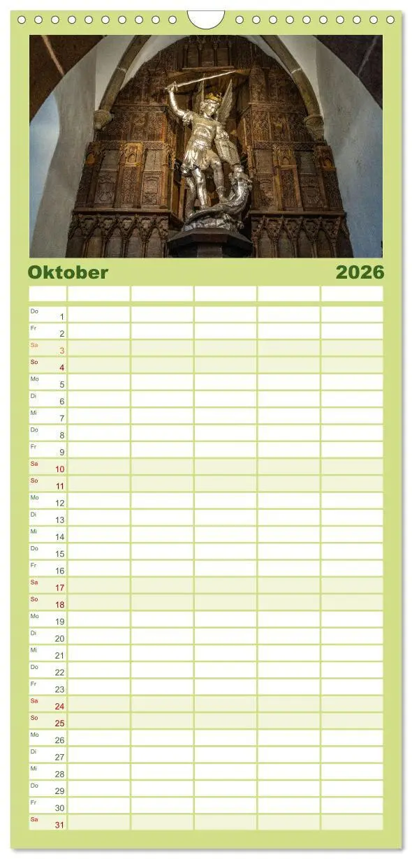 Bild: 9783516503838 | Familienplaner 2026 - Welterbe Mont-Saint-Michel mit 5 Spalten...