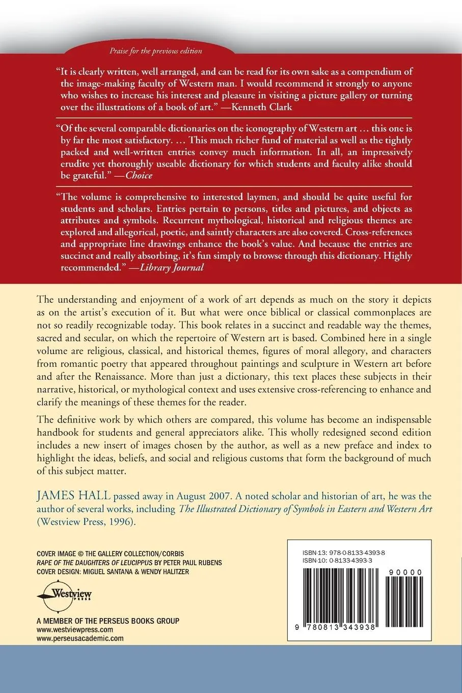 Rückseite: 9780813343938 | Dictionary of Subjects and Symbols in Art | James Hall | Taschenbuch