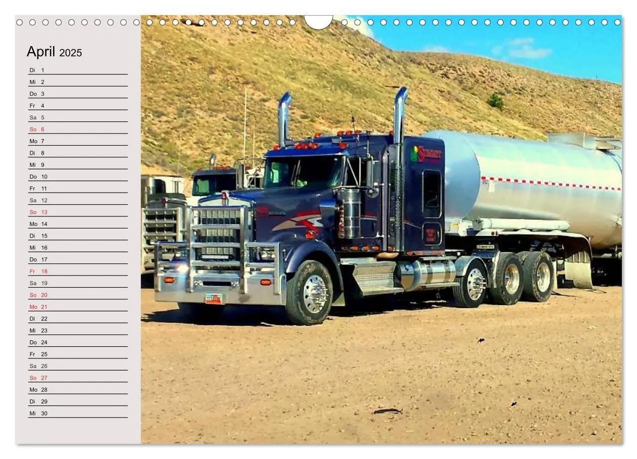Bild: 9783435483938 | US-Trucks. Faszination Langhauber (Wandkalender 2025 DIN A3 quer),...