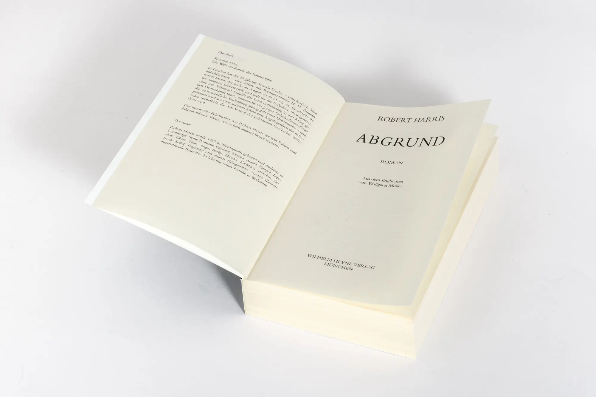 Bild: 9783453443938 | Abgrund | Roman | Robert Harris | Taschenbuch | 512 S. | Deutsch