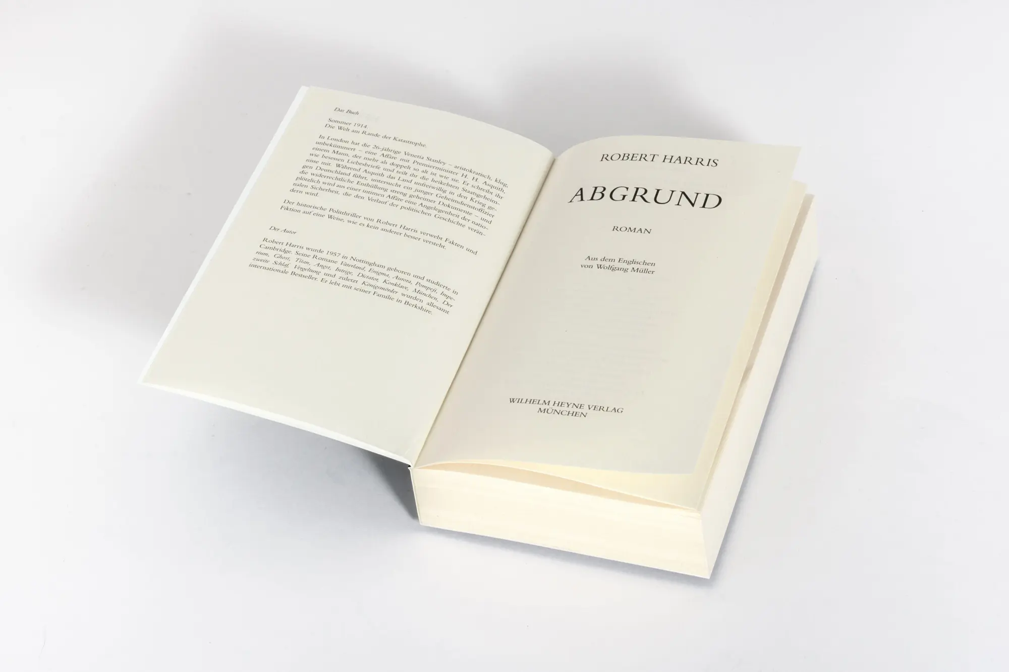Bild: 9783453443938 | Abgrund | Roman | Robert Harris | Taschenbuch | 512 S. | Deutsch