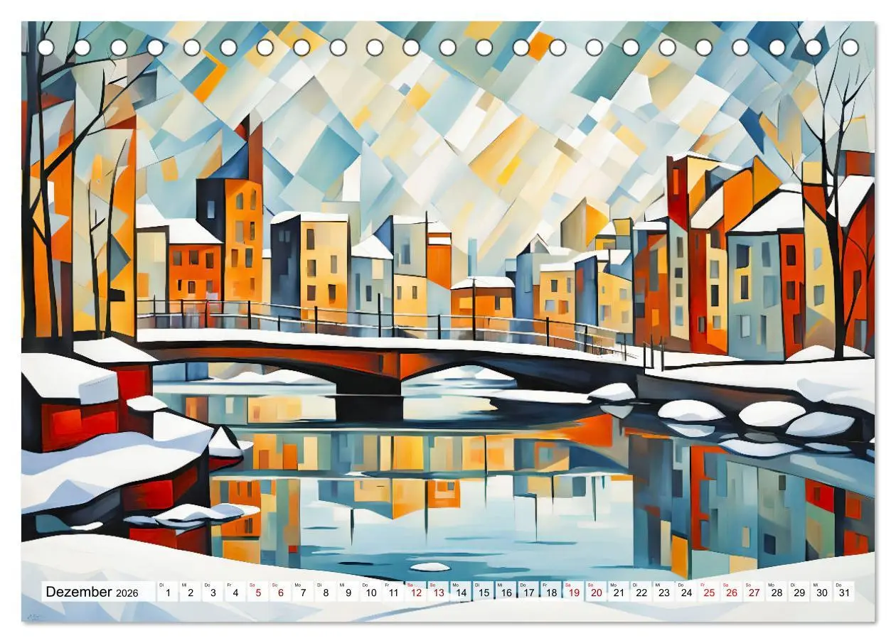 Bild: 9783457263938 | Kubistische Stadtlandschaften - Geometrische Urban Art am Wasser...