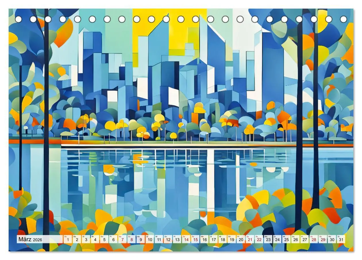Bild: 9783457263938 | Kubistische Stadtlandschaften - Geometrische Urban Art am Wasser...