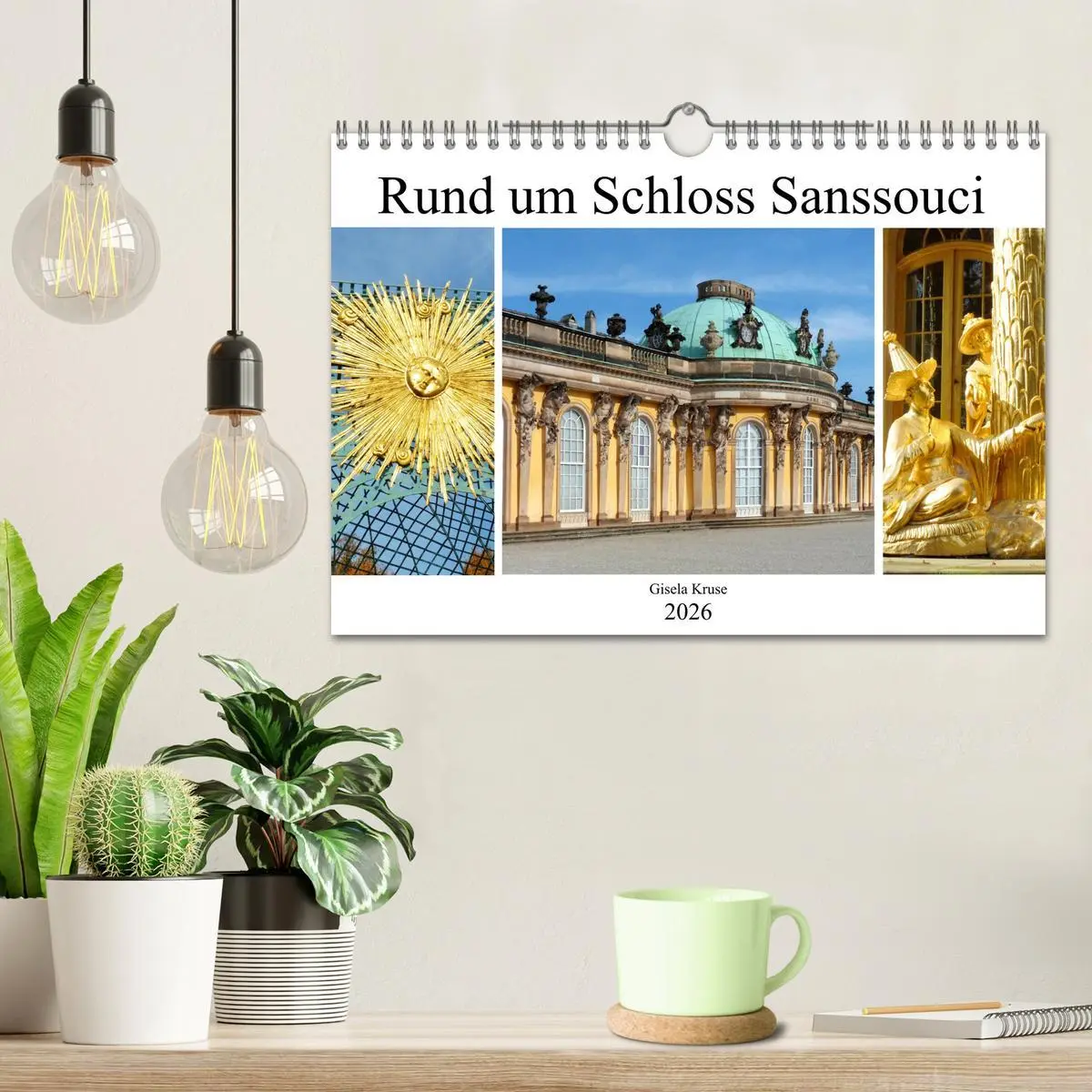 Bild: 9783457643938 | Rund um Schloss Sanssouci (Wandkalender 2026 DIN A4 quer), CALVENDO...