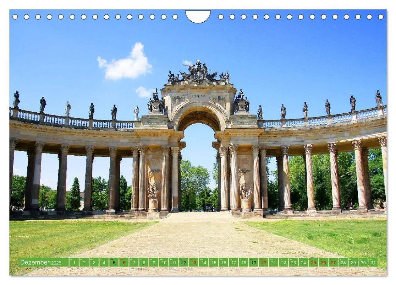 Bild: 9783457643938 | Rund um Schloss Sanssouci (Wandkalender 2026 DIN A4 quer), CALVENDO...