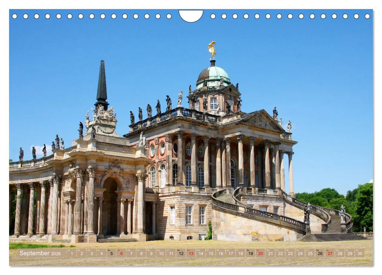 Bild: 9783457643938 | Rund um Schloss Sanssouci (Wandkalender 2026 DIN A4 quer), CALVENDO...