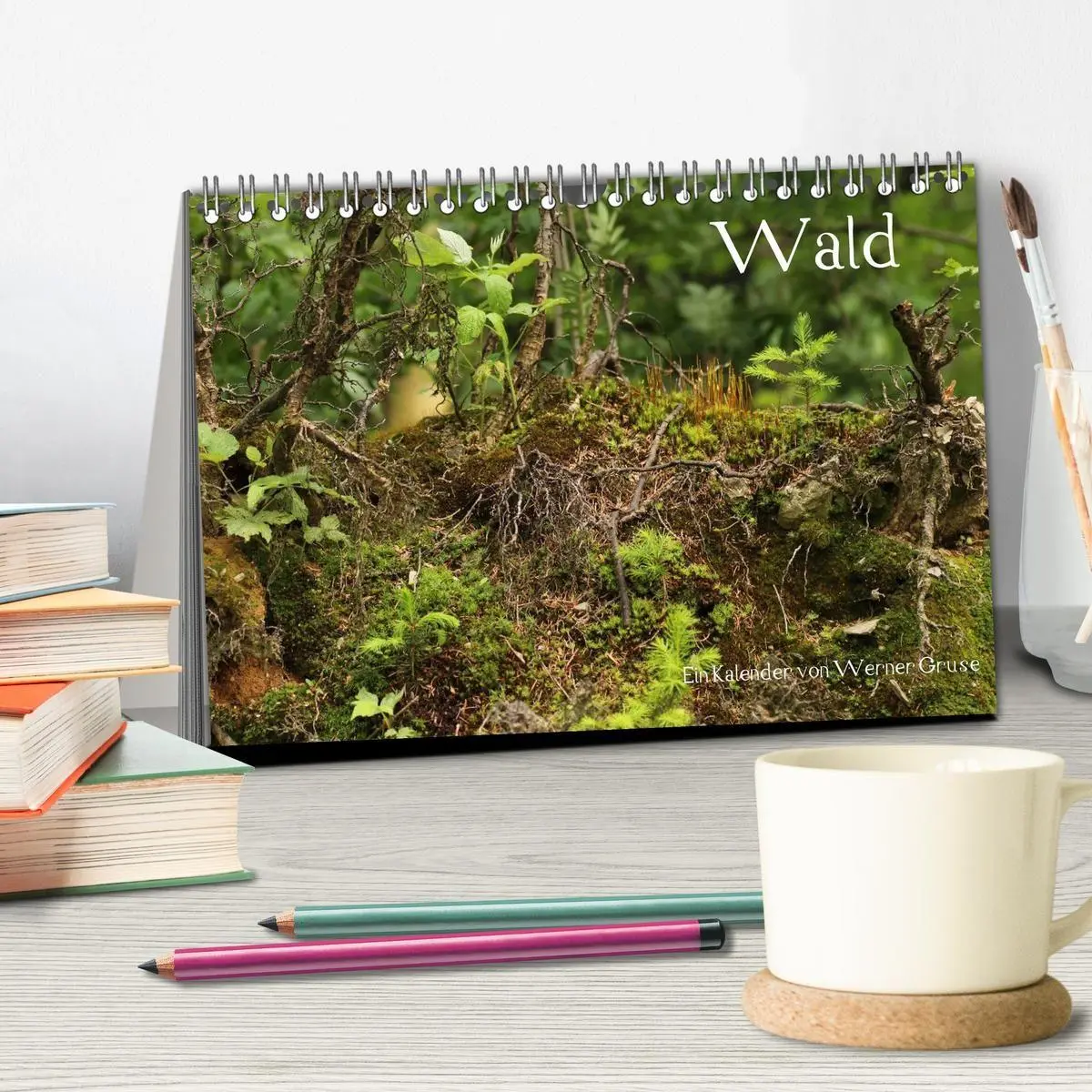 Bild: 9783594193938 | Wald (Tischkalender 2027 DIN A5 quer), CALVENDO Monatskalender | Gruse