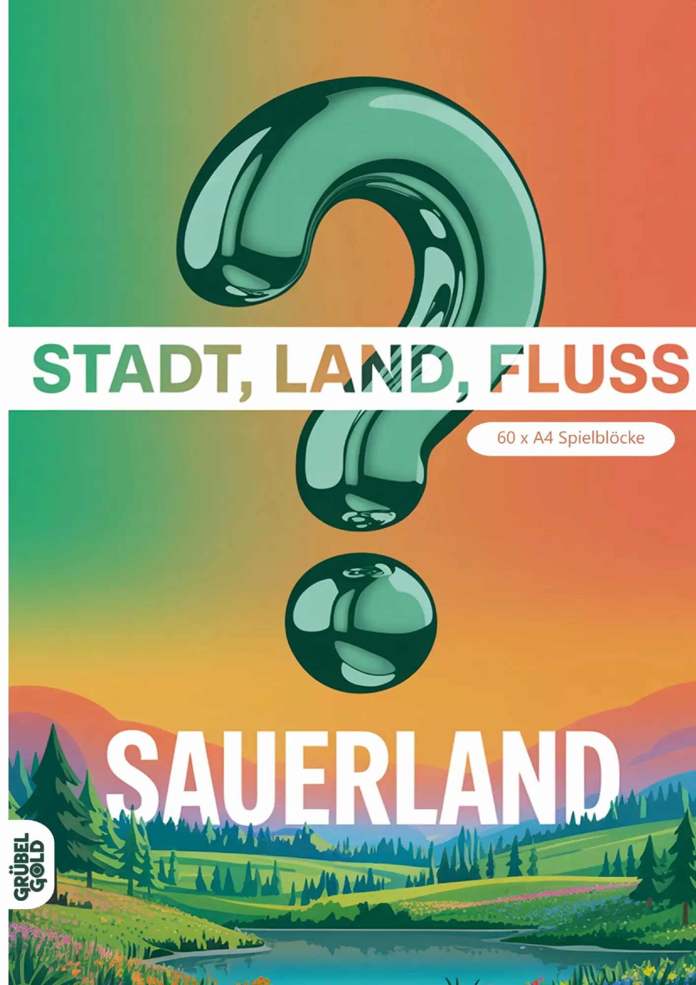 Cover: 9783693193938 | Stadt, Land, Fluss, Sauerland | Grübelgold Rätselhefte | Taschenbuch