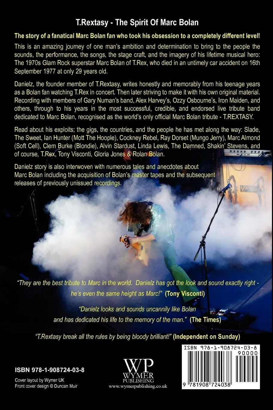 Rückseite: 9781908724038 | T.Rextasy - The Spirit of Marc Bolan | Danielz | Taschenbuch | 2012