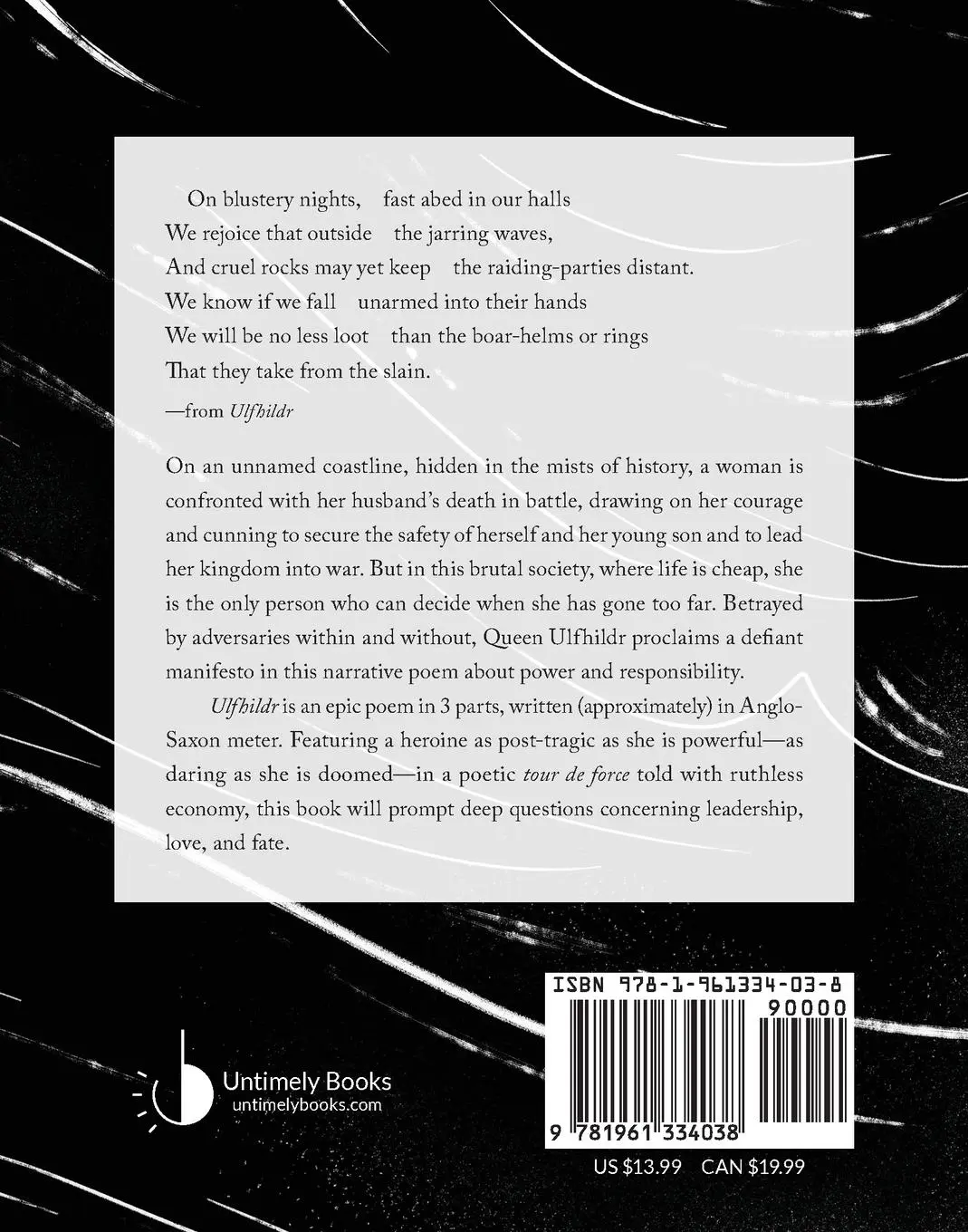 Rückseite: 9781961334038 | Ulfhildr | Mary Thaler | Taschenbuch | Englisch | 2023