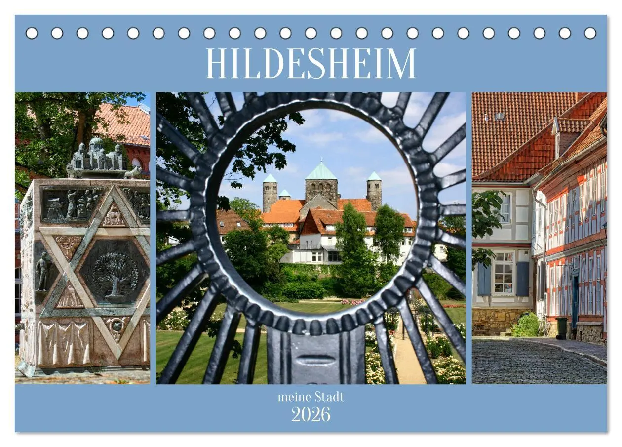 Cover: 9783457464038 | Hildesheim meine Stadt (Tischkalender 2026 DIN A5 quer), CALVENDO...
