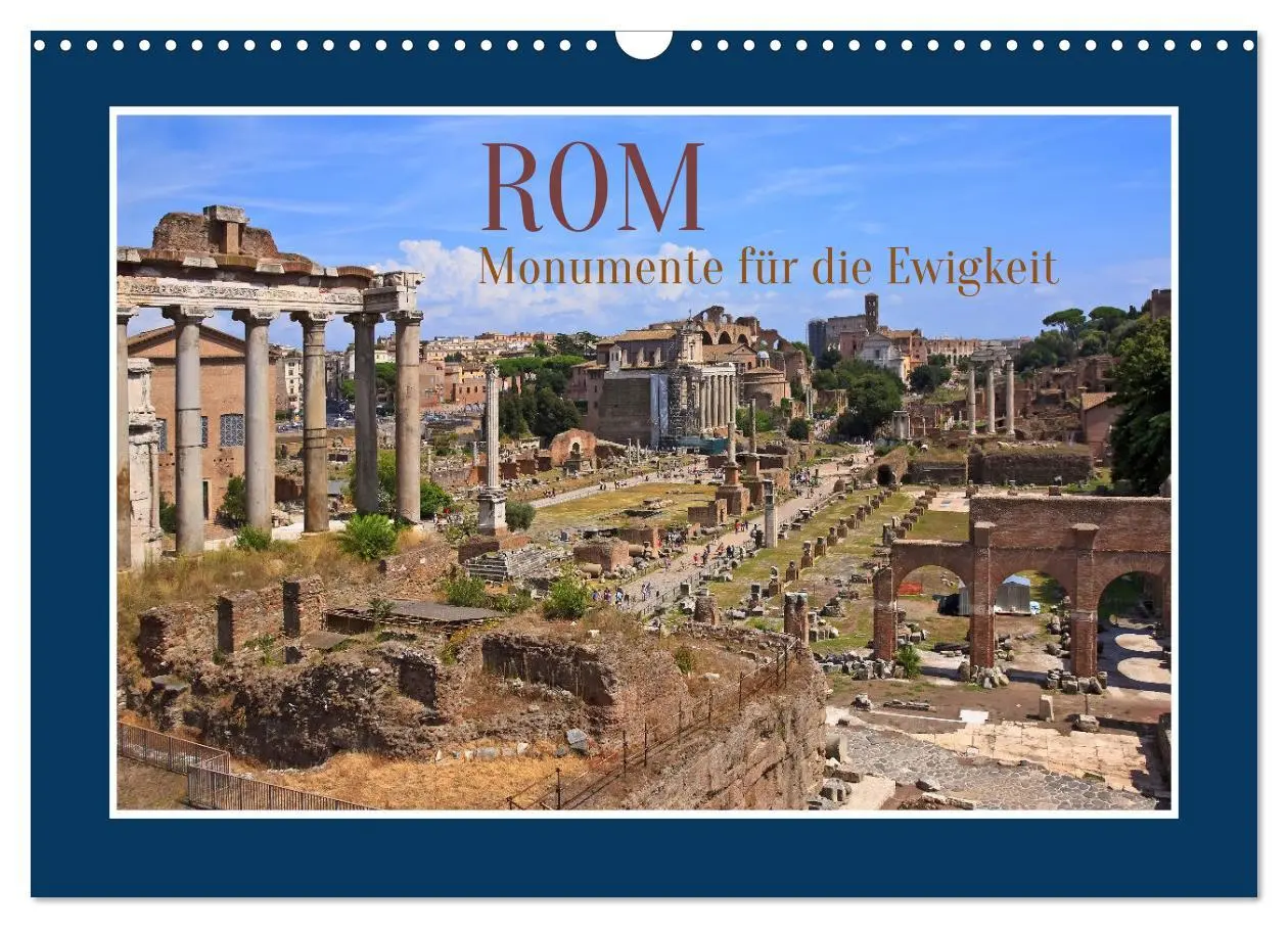 Cover: 9783457914038 | Rom - Monumente für die Ewigkeit (Wandkalender 2026 DIN A3 quer),...