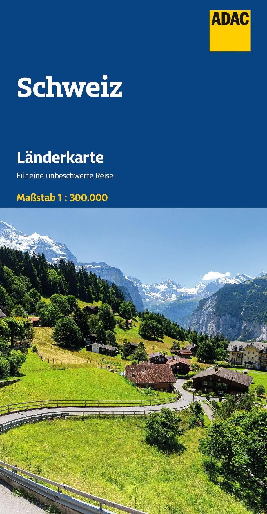 Cover: 9783826424038 | ADAC Länderkarte Schweiz 1:300.000 | Straßenkarte und Autokarte | 2026