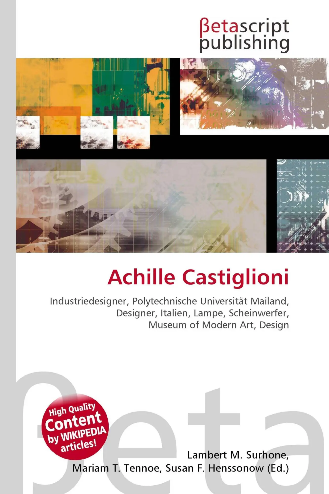 Cover: 9786130984038 | Achille Castiglioni | Lambert M. Surhone (u. a.) | Taschenbuch | 2026