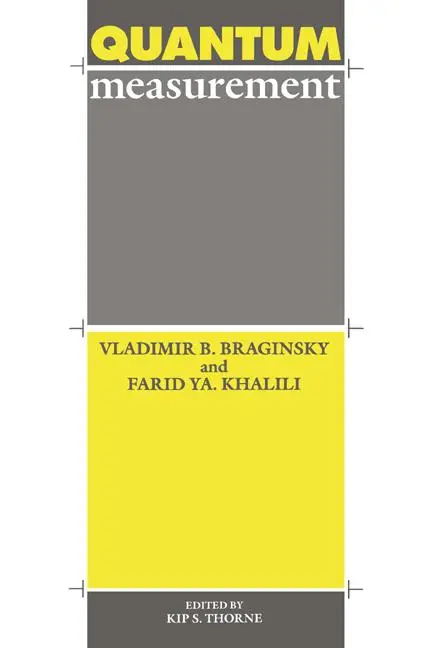 Cover: 9780521484138 | Quantum Measurement | Vladimir B. Braginsky (u. a.) | Taschenbuch