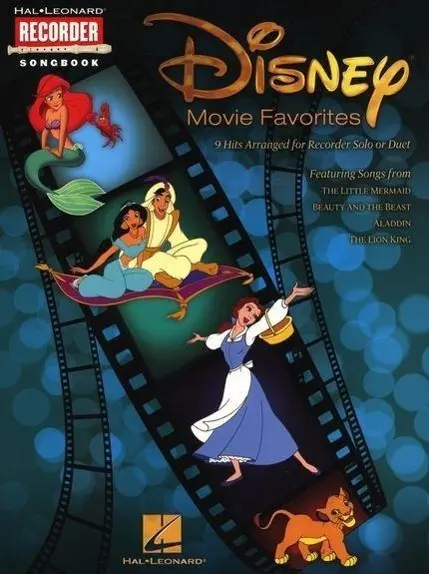 Cover: 9781423444138 | Disney Movie Favorites | 9 Hits Arranged for Recorder Solo or Duet