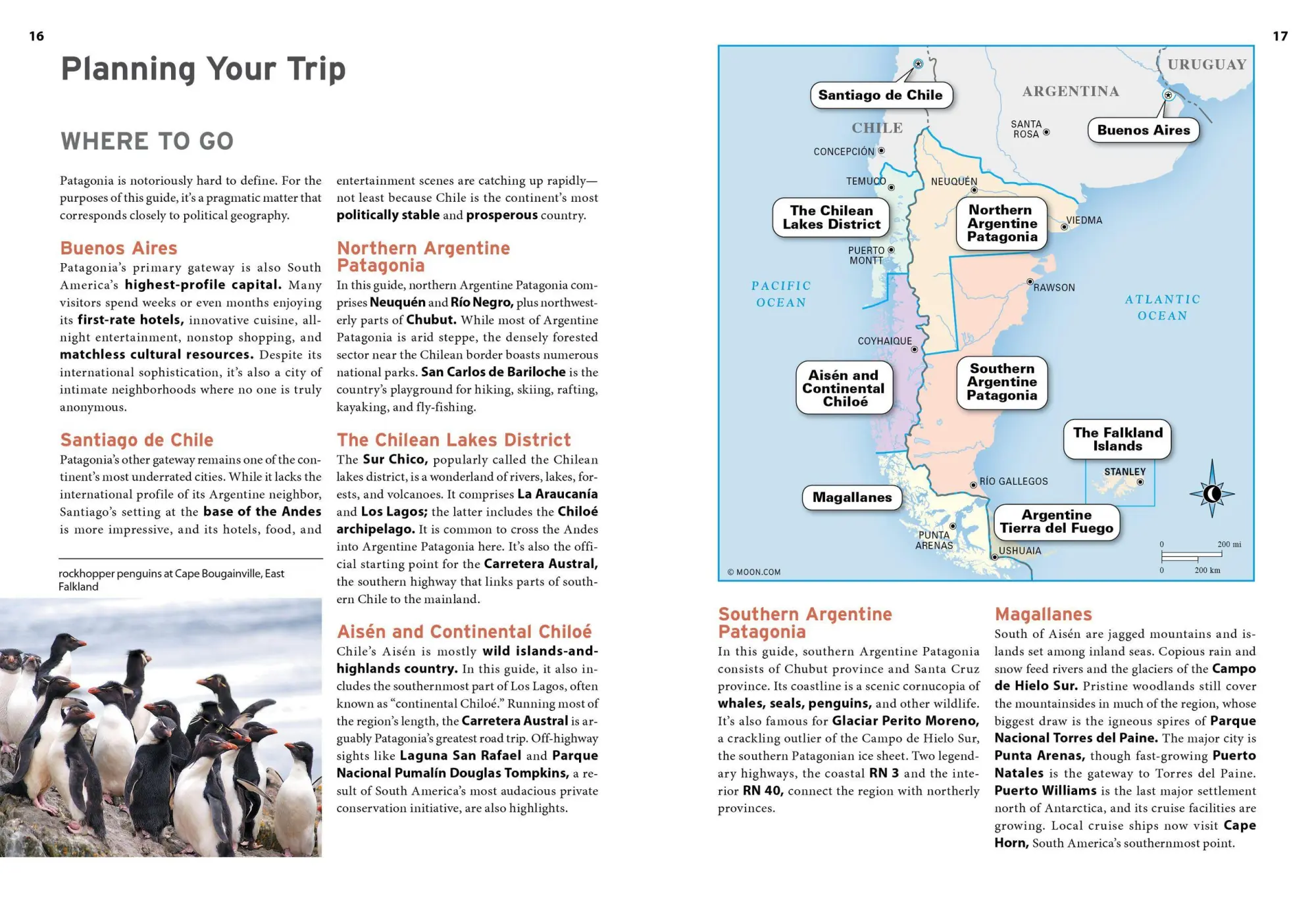 Bild: 9781640494138 | Moon Patagonia | Wayne Bernhardson (u. a.) | Taschenbuch | Moon Travel