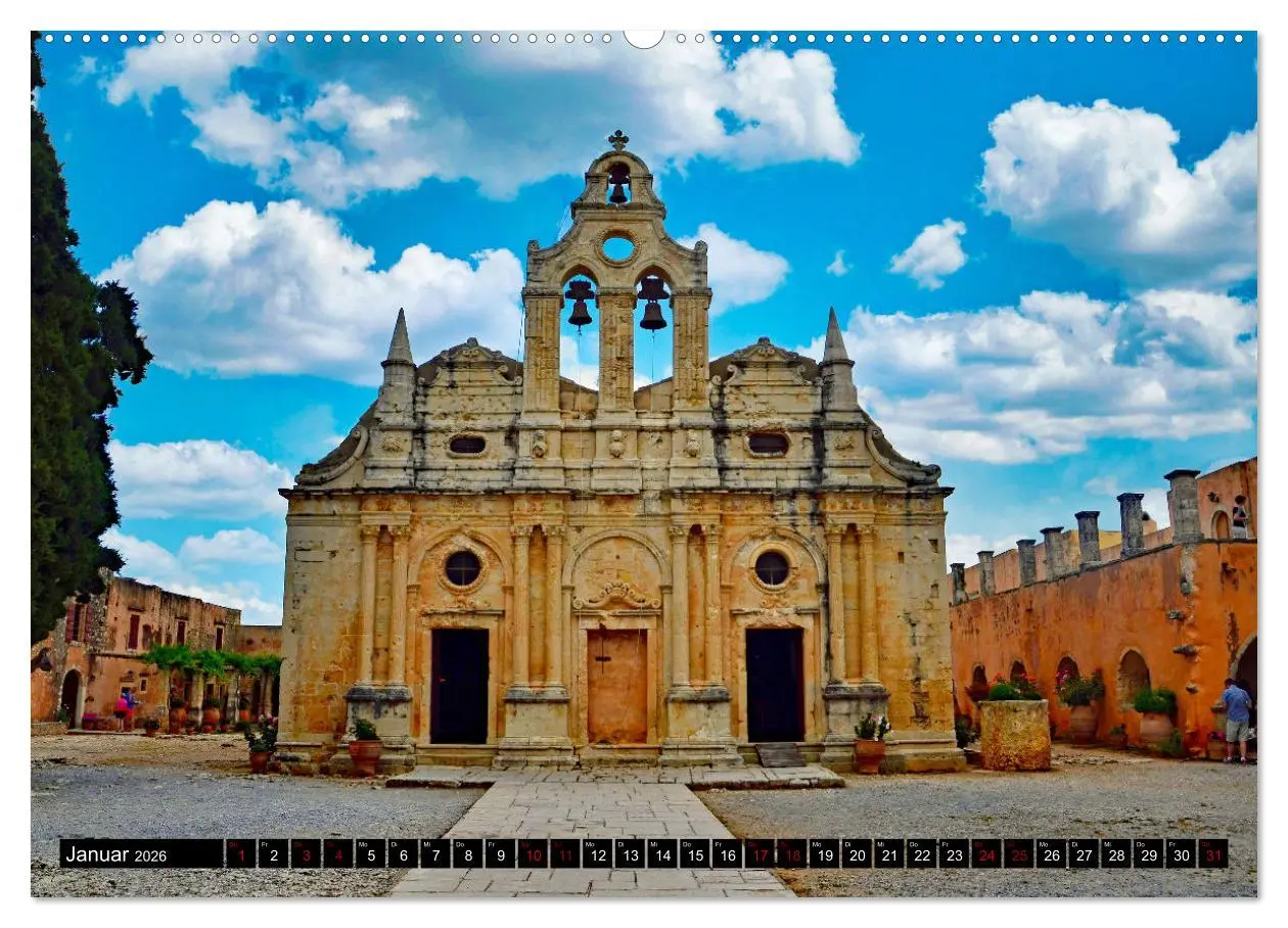 Bild: 9783457384138 | Klöster und Kirchen auf Kreta (hochwertiger Premium Wandkalender...