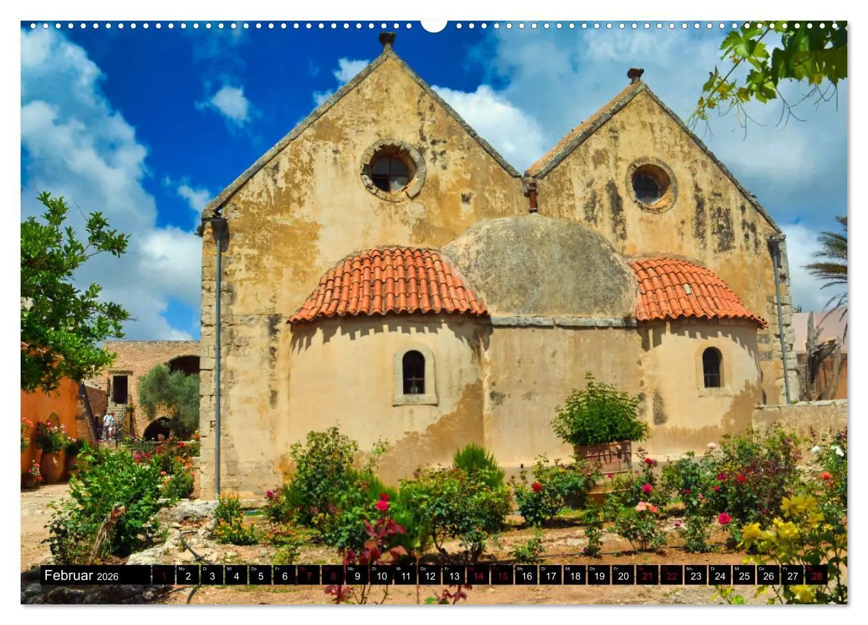 Bild: 9783457384138 | Klöster und Kirchen auf Kreta (hochwertiger Premium Wandkalender...