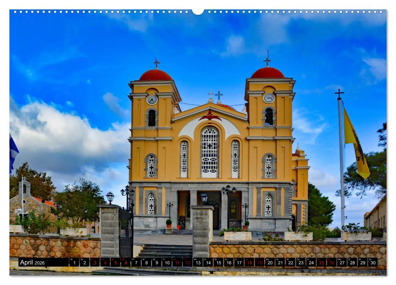 Bild: 9783457384138 | Klöster und Kirchen auf Kreta (hochwertiger Premium Wandkalender...