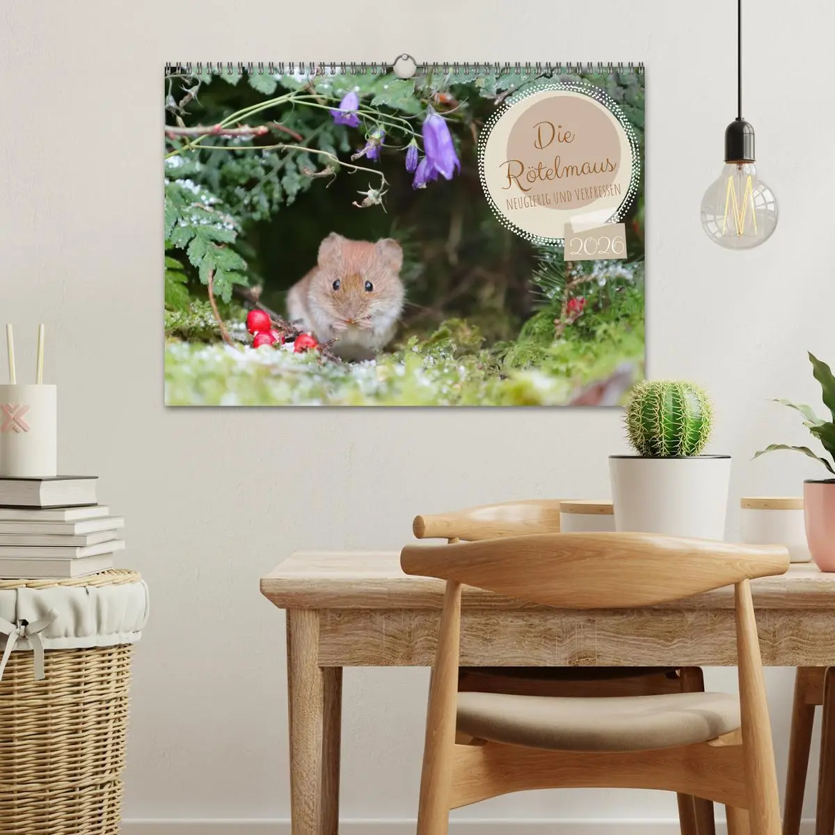 Bild: 9783457524138 | Die Rötelmaus - neugierig und verfressen (Wandkalender 2026 DIN A3...