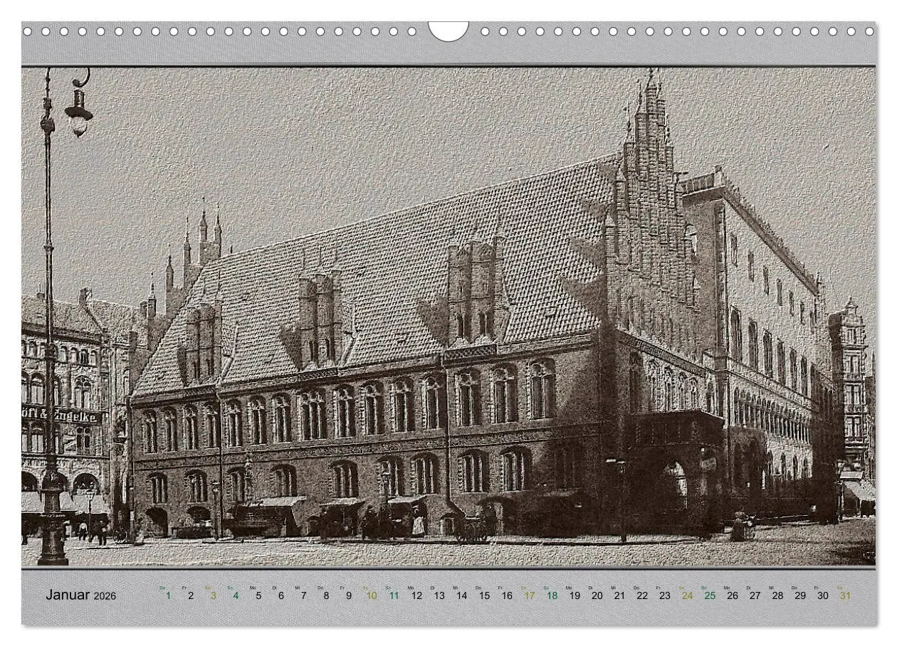 Bild: 9783457904138 | Hannover, alte Aufnahmen neu interpretiert. (Wandkalender 2026 DIN...