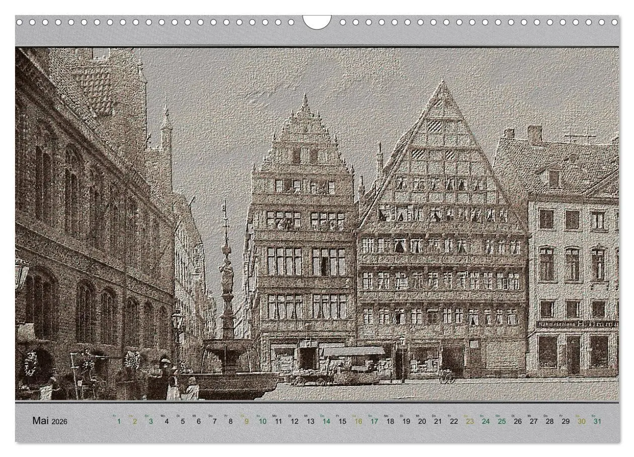 Bild: 9783457904138 | Hannover, alte Aufnahmen neu interpretiert. (Wandkalender 2026 DIN...