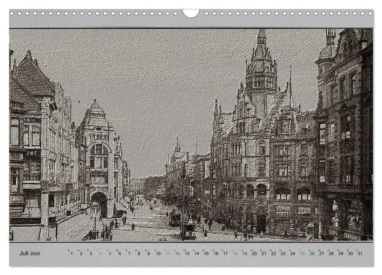 Bild: 9783457904138 | Hannover, alte Aufnahmen neu interpretiert. (Wandkalender 2026 DIN...