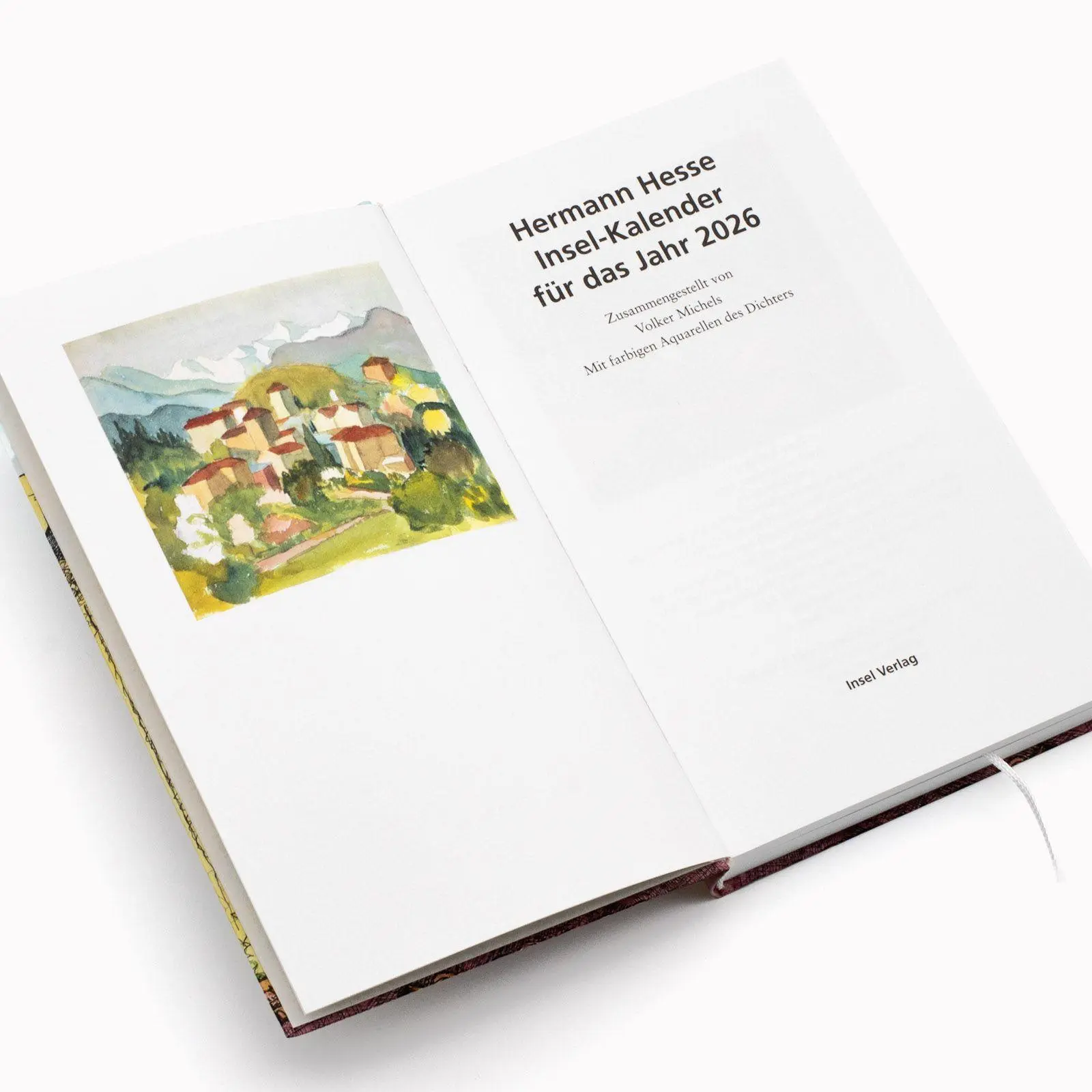 Bild: 9783458684138 | Hermann Hesse Kalender für das Jahr 2026 | Volker Michels | Buch