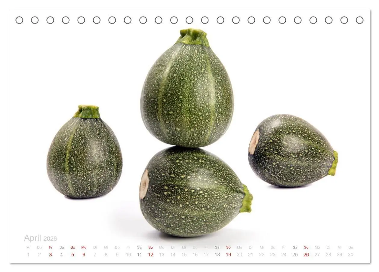 Bild: 9783516094138 | Der vegane Küchenkalender (Tischkalender 2026 DIN A5 quer),...