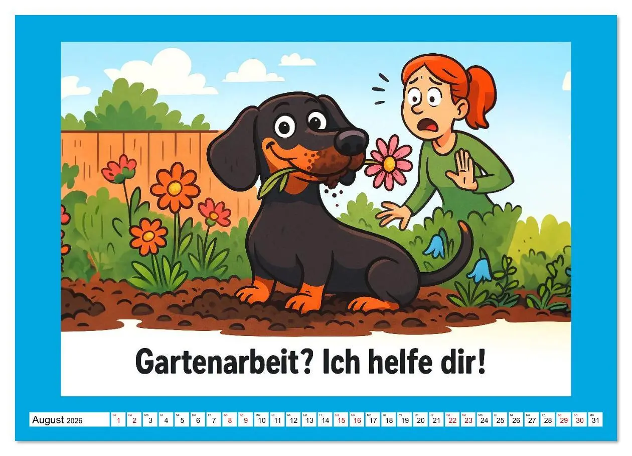 Bild: 9783516614138 | Fehlerfrei. Dackel eben. (hochwertiger Premium Wandkalender 2026...