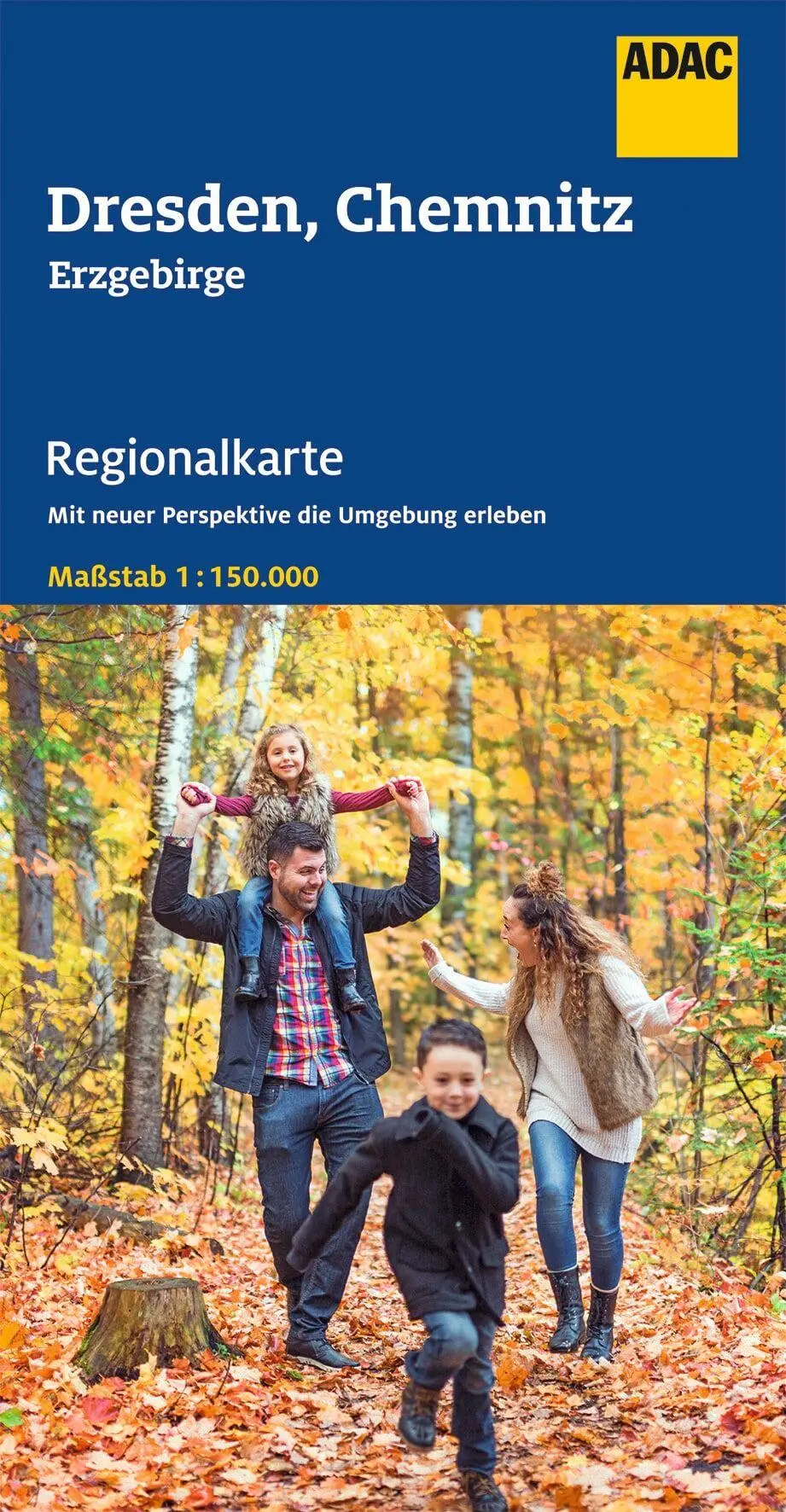 Cover: 9783826414138 | ADAC Regionalkarte Blatt 10 Dresden, Chemnitz 1:150.000 | Erzgebirge
