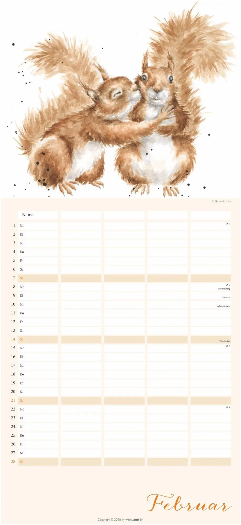 Bild: 9783839904138 | Happy Family Familienplaner 2027 | Hannah Dale | Kalender | 15 S.