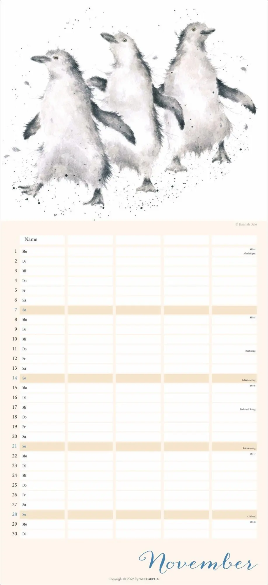 Bild: 9783839904138 | Happy Family Familienplaner 2027 | Hannah Dale | Kalender | 15 S.