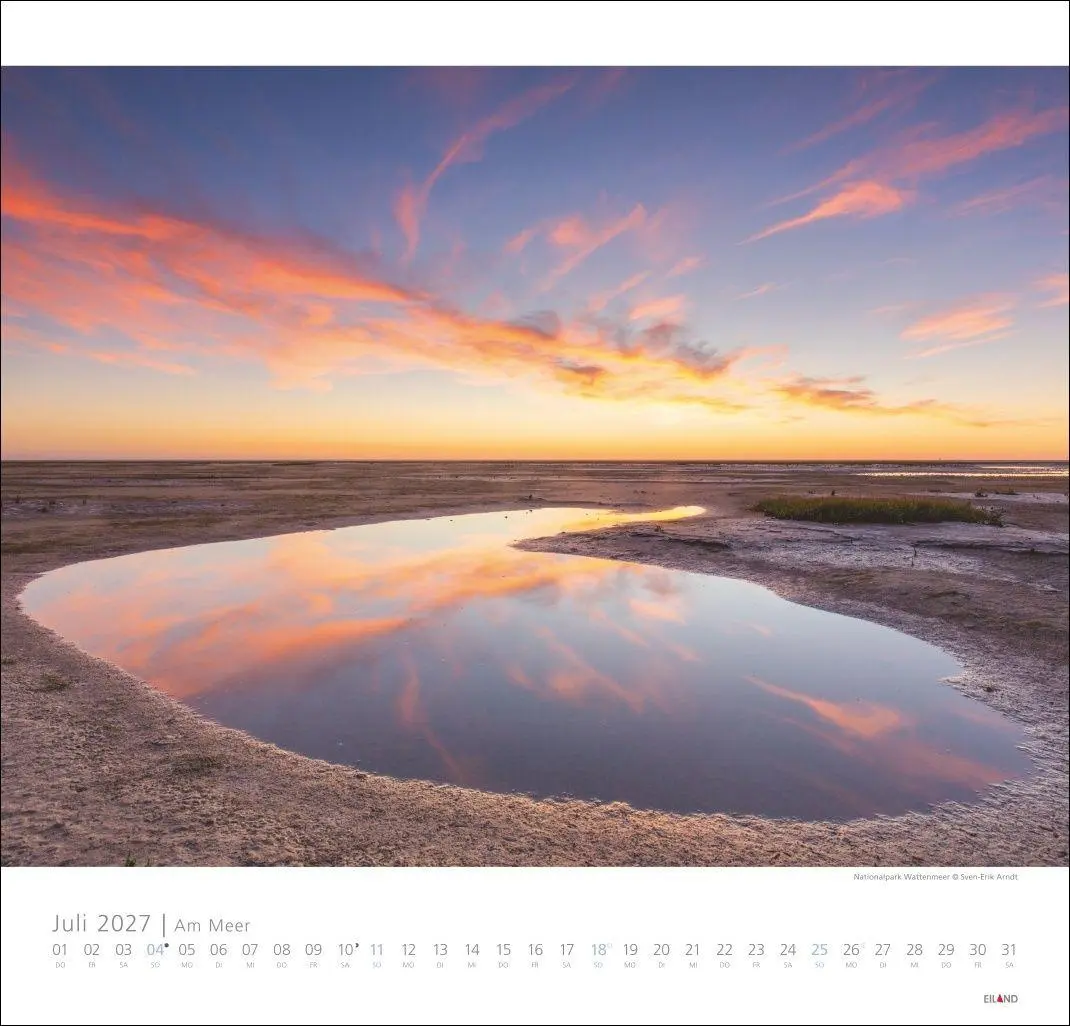 Bild: 9783964024138 | Am Meer Edition Kalender 2027 - Sand, Wind und Wellen | Hans Jessel